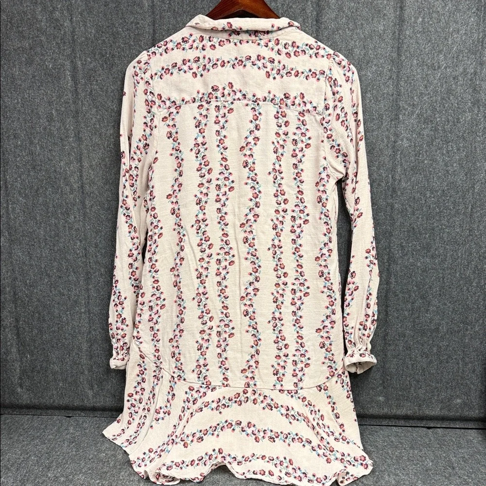 Free People Cream Floral Midi Dress - Picture 3 of 7